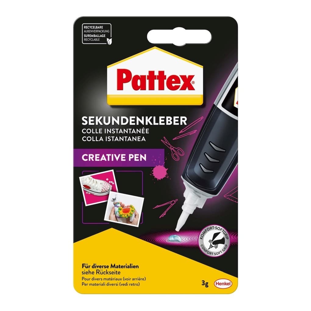 Pattex Kleben Pattex Sekundenkleber Creative Pen, 3 g