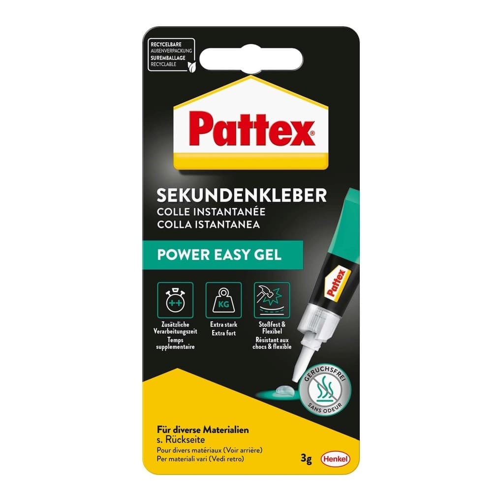 Pattex Kleben Pattex Power Easy Gel, 3 g