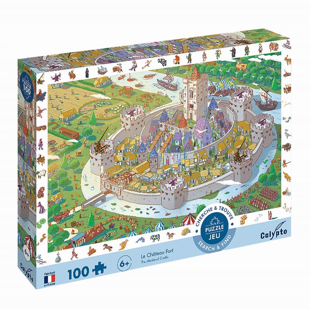 SentoSphere - Calypto - Puzzle - Schloss Château Fort, 100 XL Teile