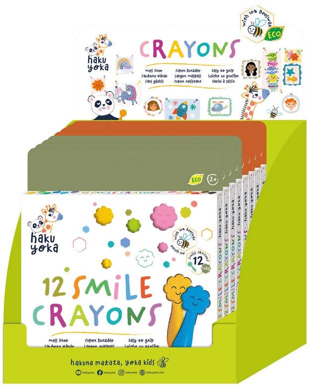 Avenir - Haku Yoka - 12 Figur-Wachsmalkreiden