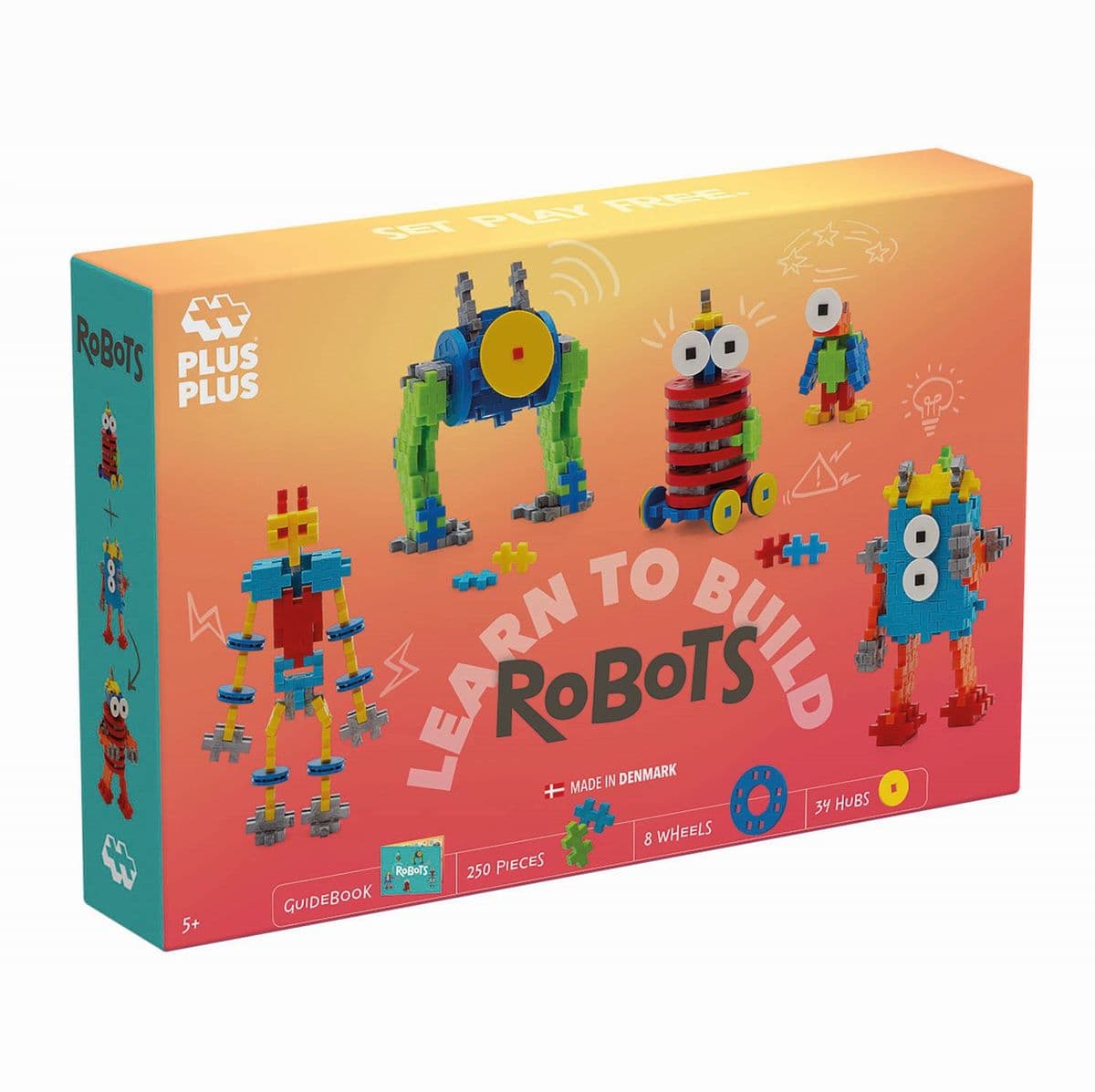 Plus-Plus - 250 Kreativ Bausteine Roboter