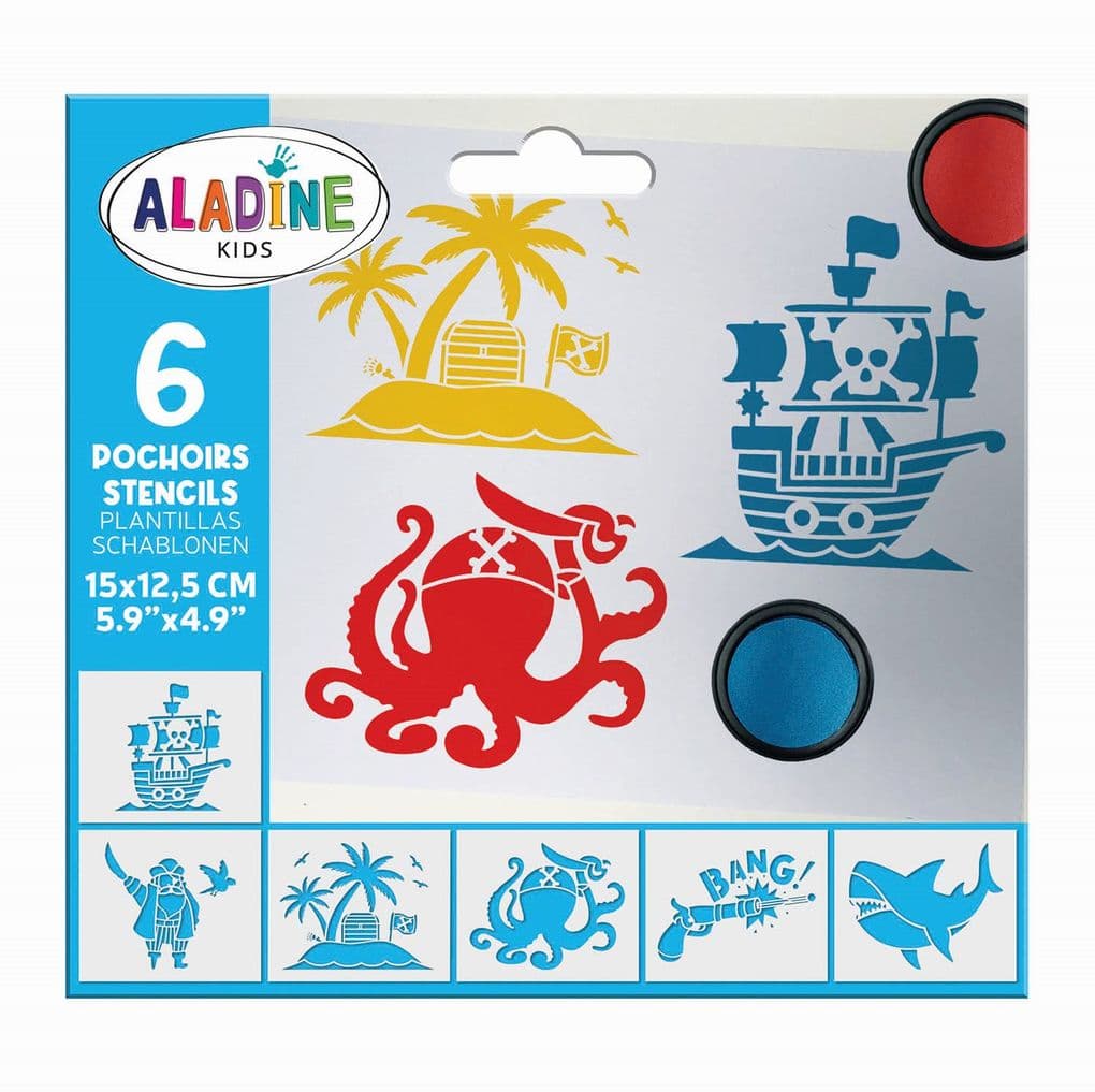 Aladine - Schablonen Piraten