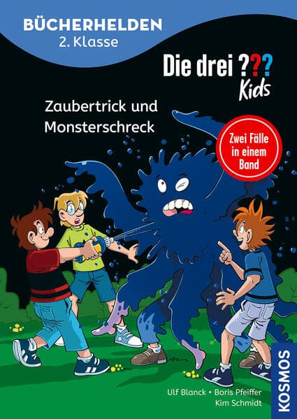 Die drei ??? Kids, Bücherhelden 2. Klasse, Doppelband 1, Zaubertrick und Monsterschreck