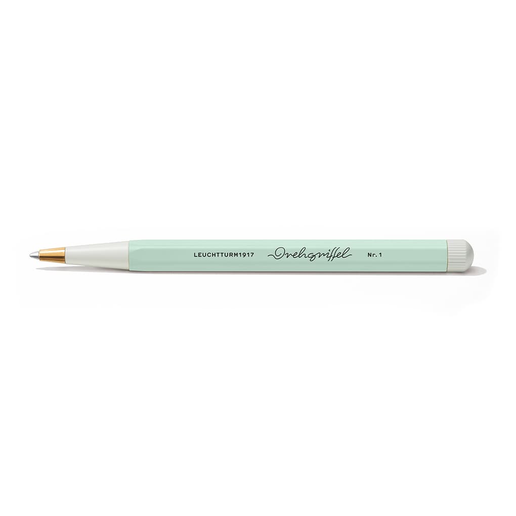 Drehgriffel Nr. 1, Mint Green - Kugelschreiber mit blauer Mine