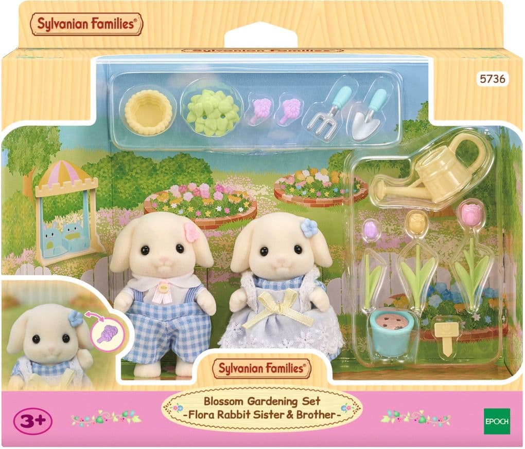 Sylvanian Families - Blumen- und Garten-Spielset mit Figuren