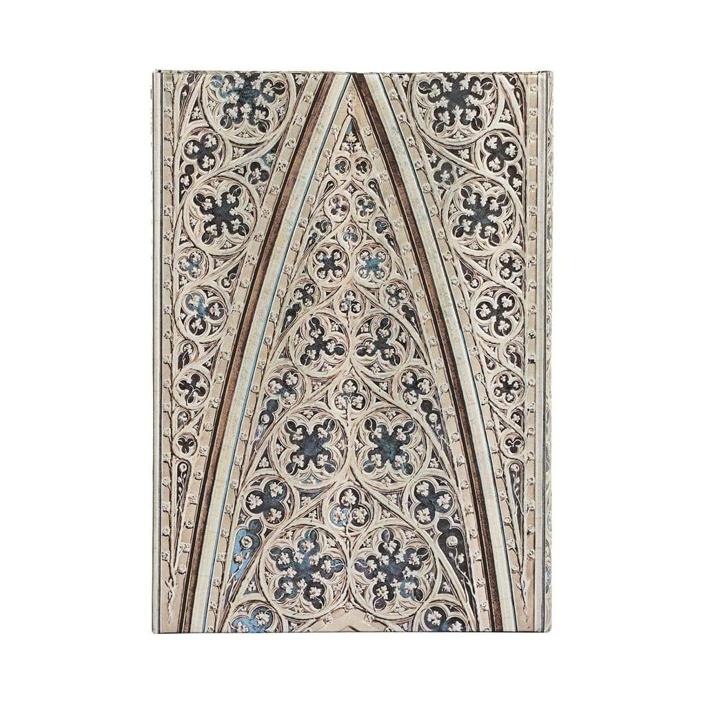 Paperblanks Notizbuch - Gewölbe des Mailänder Doms, Midi, Liniert, Hardcover