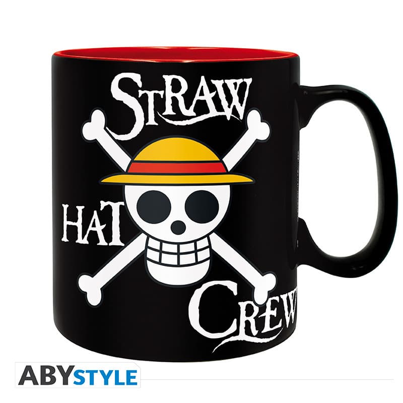 ONE PIECE - Mug - 460 ml - Luffy & Skull - cardboard box