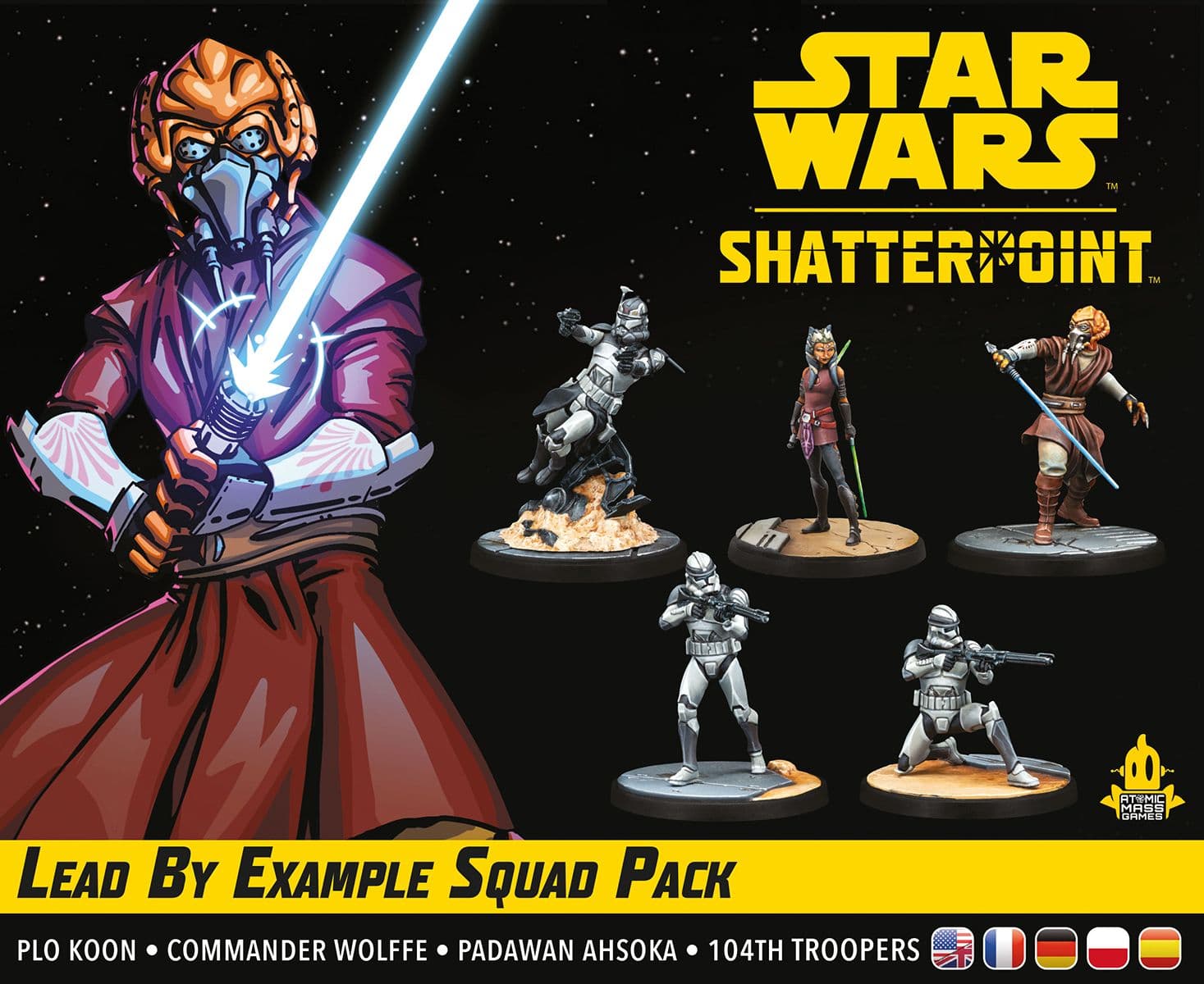 Atomic Mass Games - Star Wars Shatterpoint - Lead by Example Squad Pack, Mit gutem Beispiel voran