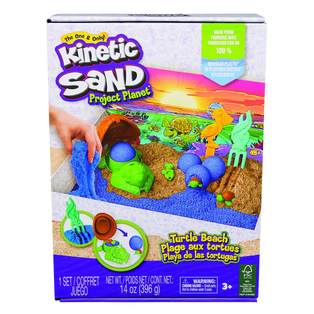 Spin Master - Kinetic Sand - Eco - Turtle Beach Set