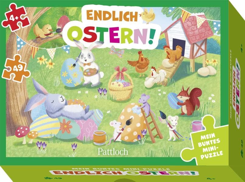 Mein buntes Mini-Puzzle - Endlich Ostern!