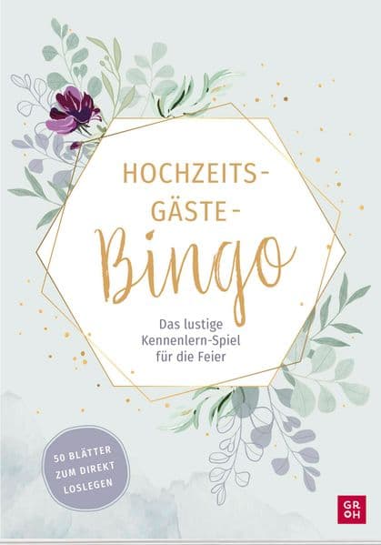 Hochzeits-Gäste-Bingo