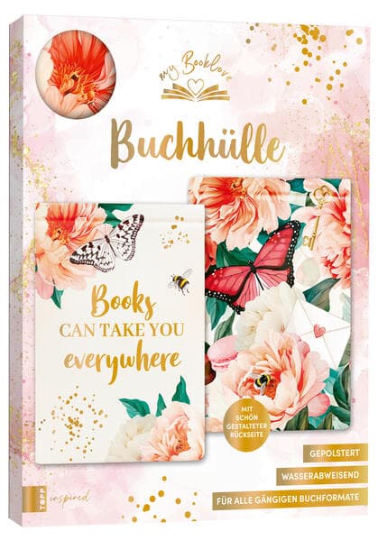 My Booklove Buchhülle hell