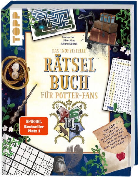 Das inoffizielle Rätselbuch für Potter-Fans. Über 100 Quizfragen, Bilderrätsel, Labyrinthe und mehr zu den bekannten Büchern und Filmen