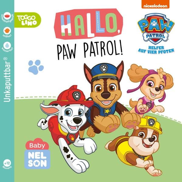 PAW Patrol Lernbuch: Baby Nelson (unkaputtbar) 2: Hallo, PAW Patrol!
