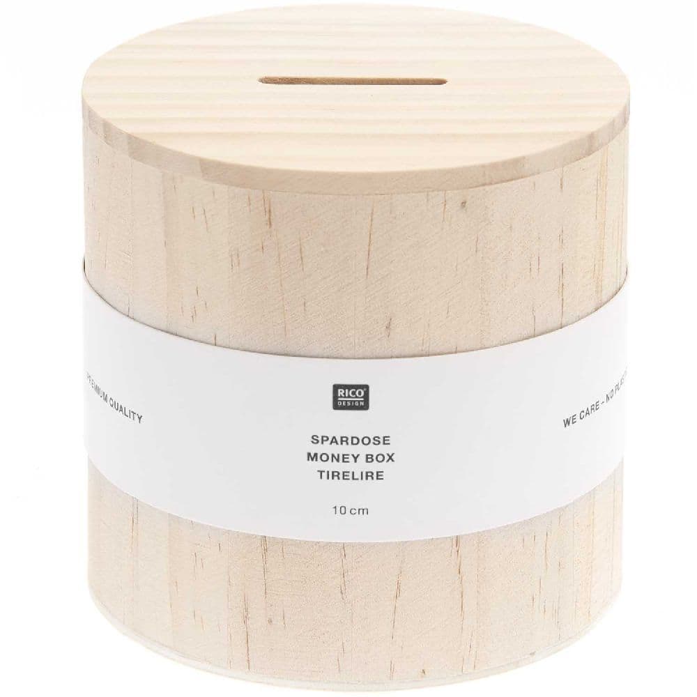 Spardose rund Ø 10 cm x 10 cm FSC 100%