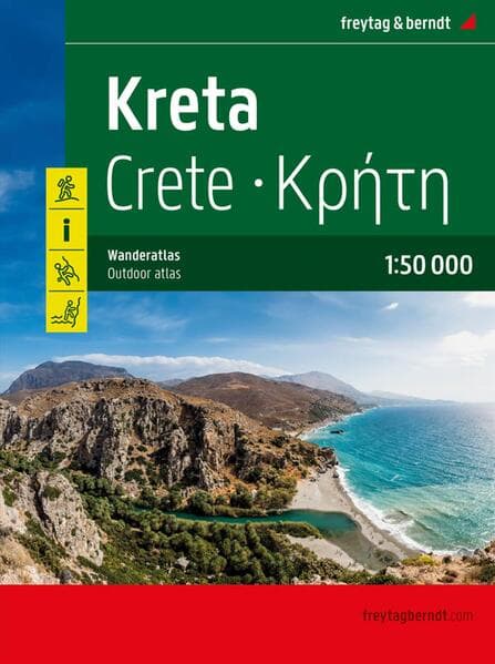 freytag & berndt Wanderatlas Kreta 1:50.000