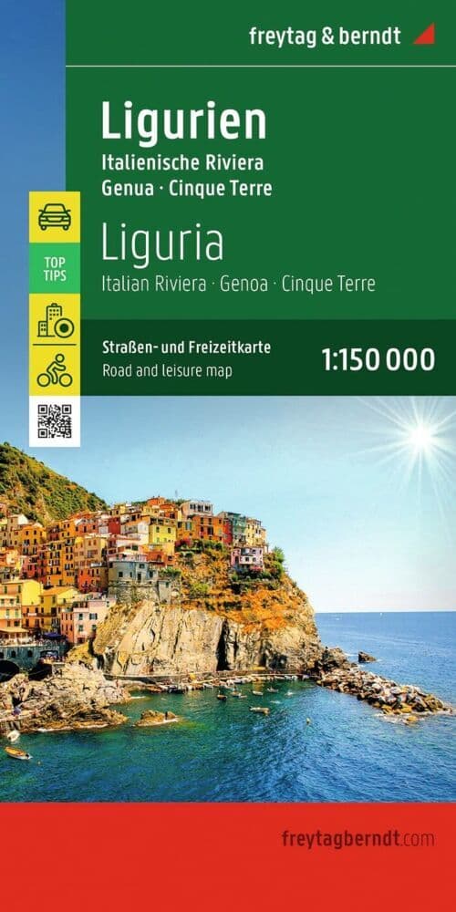 freytag & berndt Straßenkarte Ligurien 1:150.000