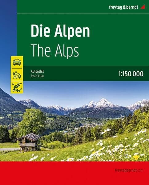 freytag & berndt Autoatlas Die Alpen 1:150.000