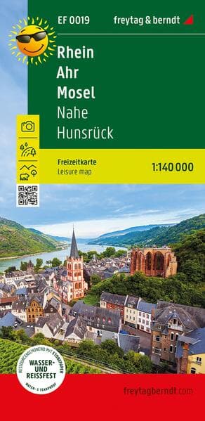 freytag & berndt Freizeitkarte Rhein - Ahr - Mosel 1:140.000