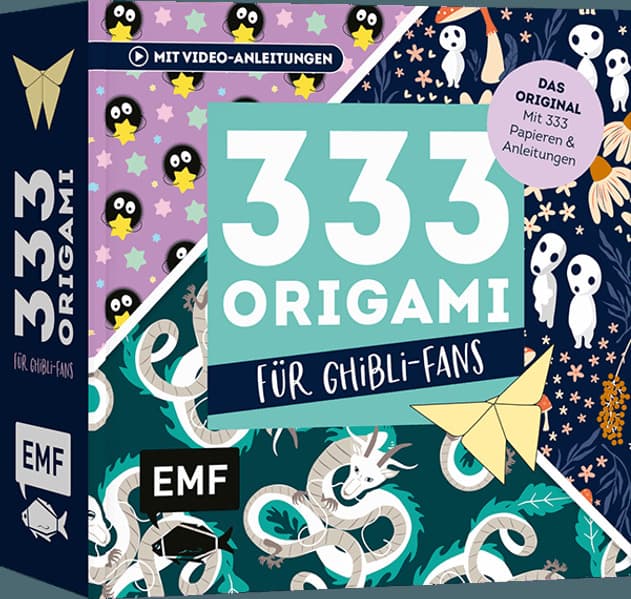 333 Origami - Für Ghibli-Fans - Niedliche Papiere falten