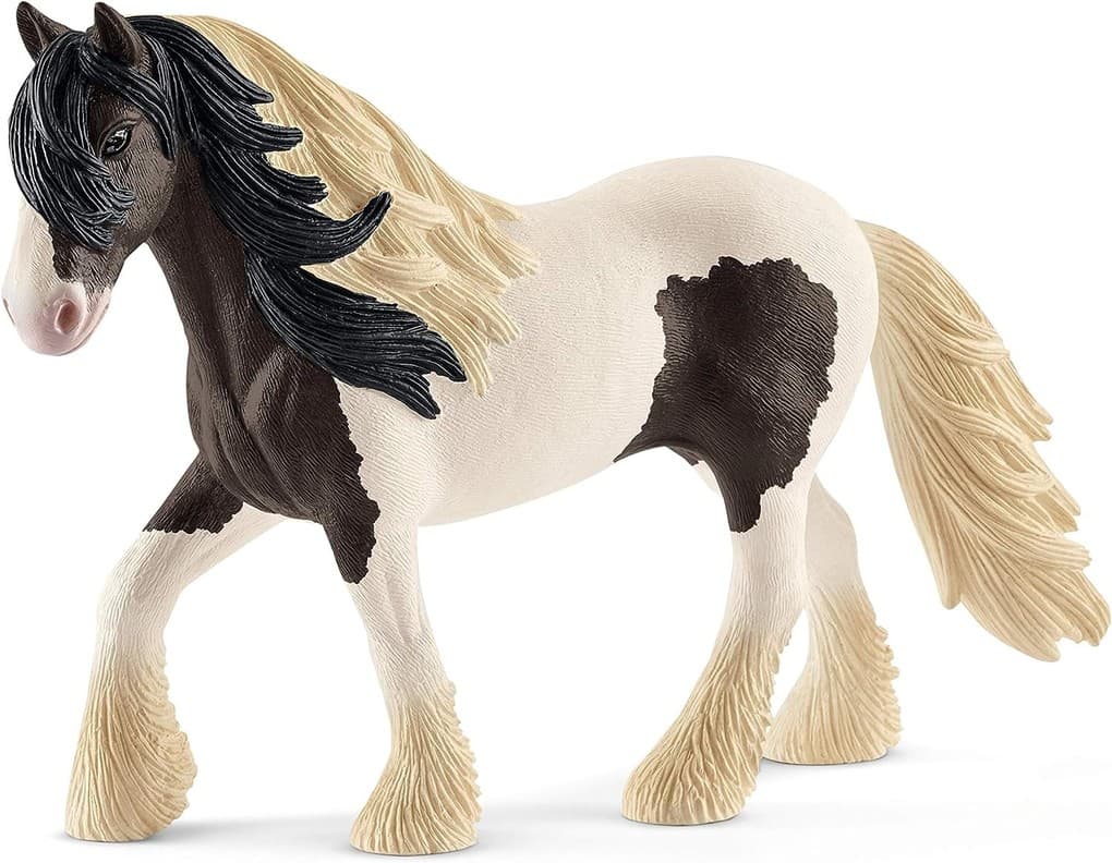 Schleich 13831 - Farm World, Tinker Hengst, Pferd, Höhe: 10,9 cm