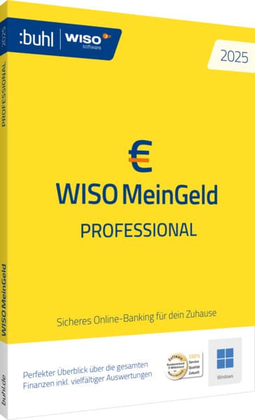 WISO Mein Geld Professional 2025, 1 CD-ROM