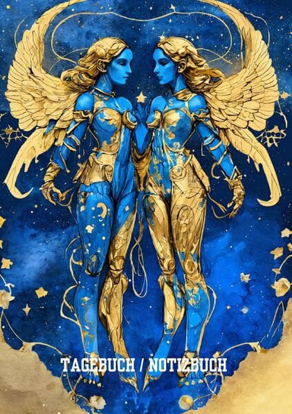 Tagebuch / Notizbuch Sternzeichen Zwilling