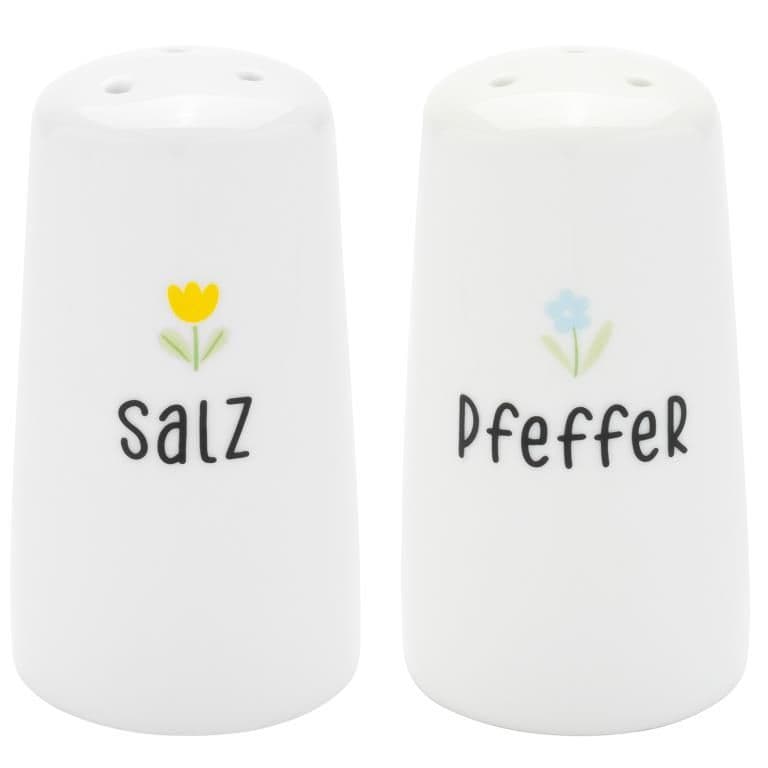 Salz- u. Pfefferstreuer Motiv "Piep. Piep. Piep."