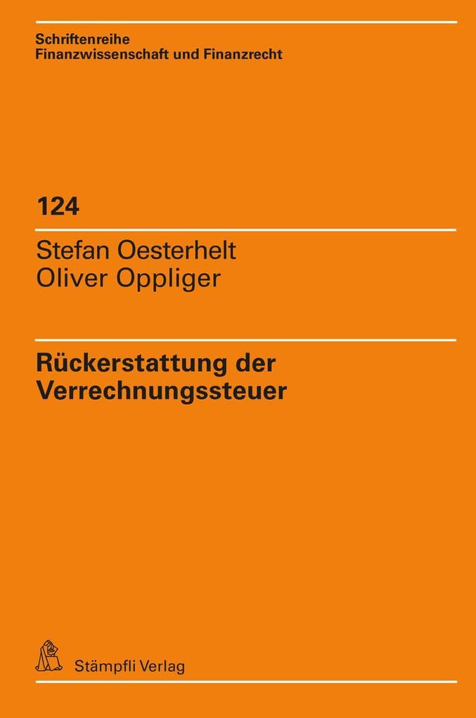 Rückerstattung der Verrechnungssteuer