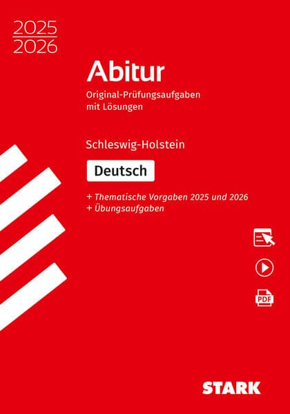 STARK Deutsch - Abitur 2025/2026 Schleswig-Holstein - Prüfungsvorbereitung