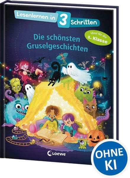 Lesenlernen in 3 Schritten - Die schönsten Gruselgeschichten