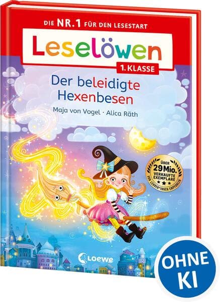 Leselöwen 1. Klasse - Der beleidigte Hexenbesen