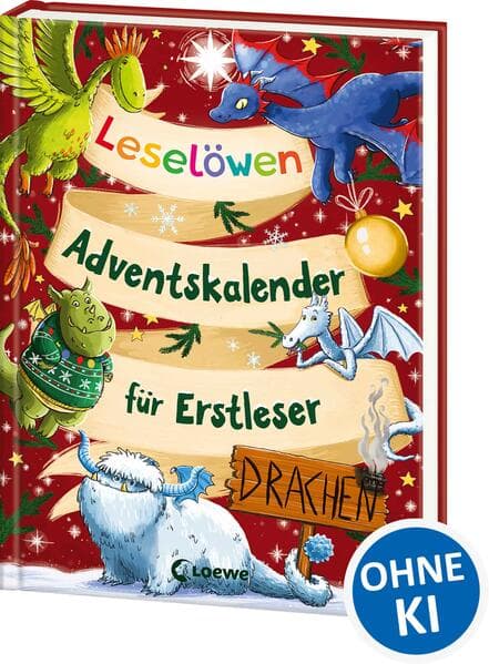 Leselöwen-Adventskalender für Erstleser - Drachen