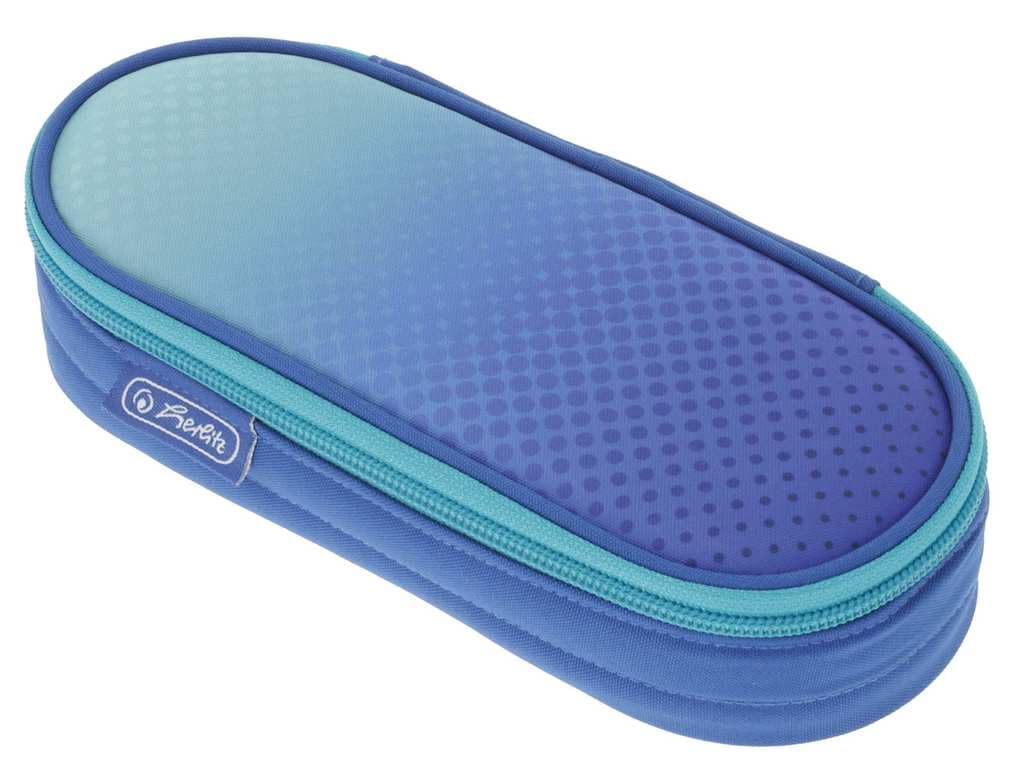 Herlitz Faulenzer Etui Dip Dye Blue/Turquoise