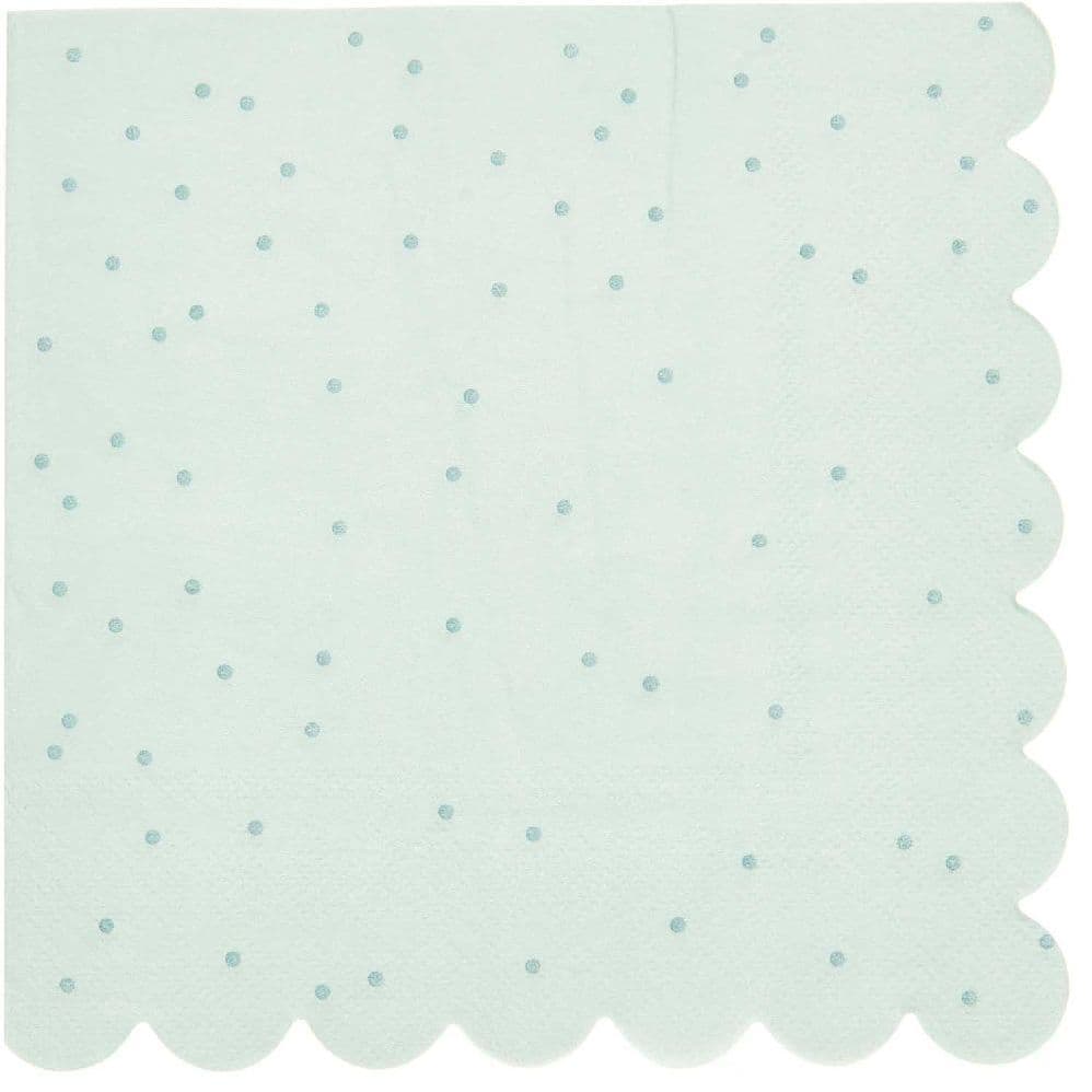 Servietten Punkte, Mint, FSC MIX
