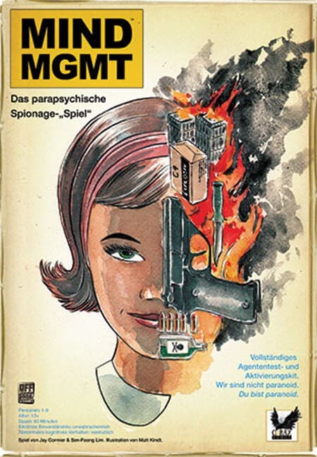 Corax Games 1027584 - Mind MGMT, Detektivspiel, Spionagespiel