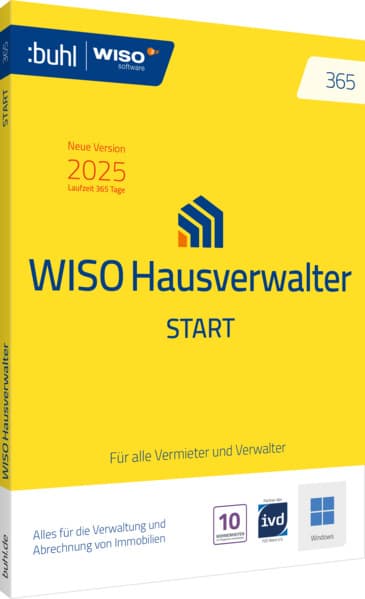 WISO Hausverwalter 365 Start,1 CD-ROM
