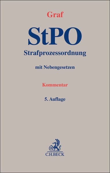 Strafprozessordnung. StPO