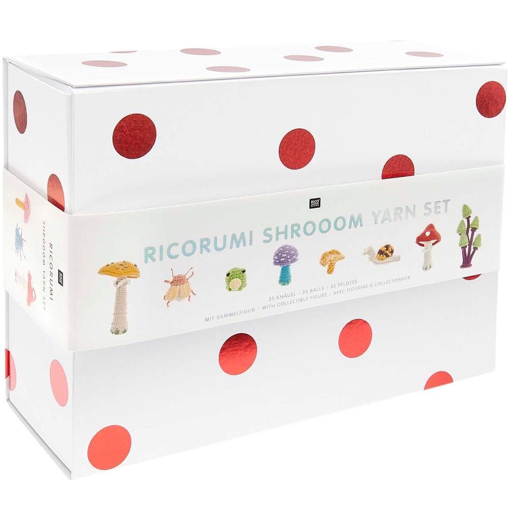 Ricorumi Set 35er "Shrooom", 17x Ricorumi dk, 13x Nilli Nilli 3x Ricorumi Twinkly Twinkly, 2x Ricorumi Lamé