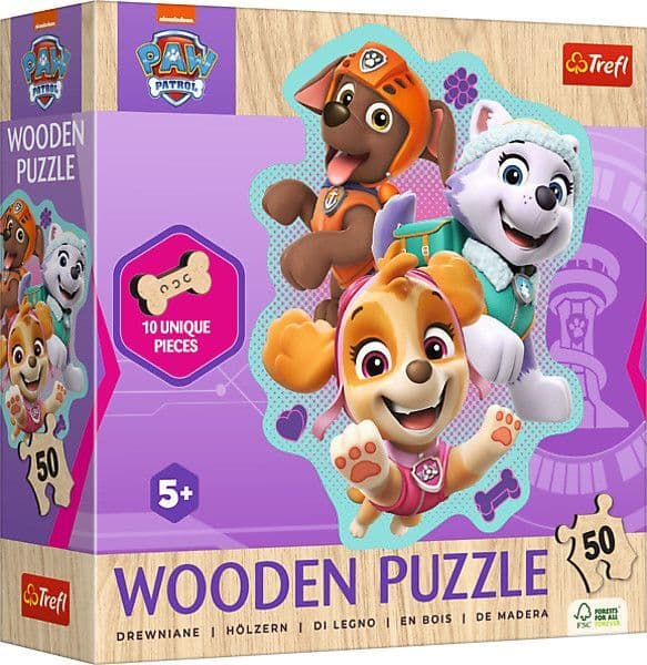 Holz Puzzle Junior 50 - Paw Patrol