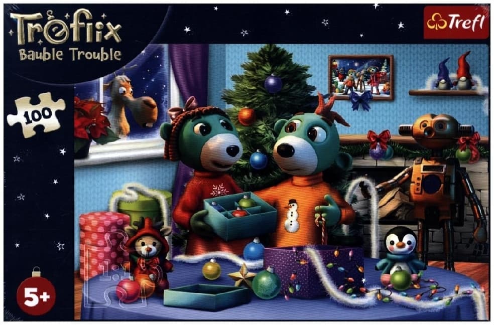 Puzzle 100 - Weihnachten der Familie Treflik