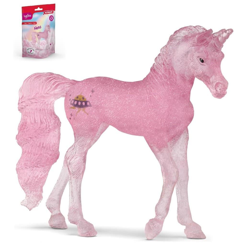 Schleich 70798 - Bayala, Einhorn Aliena, Sammeleinhorn, Spielfigur, 9x9x2cm