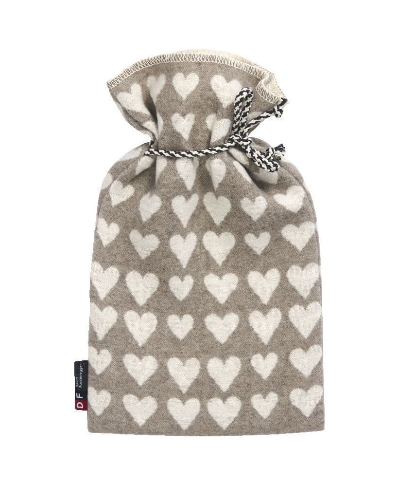 Wärmflasche "Herzen" 2 Liter (GRS)