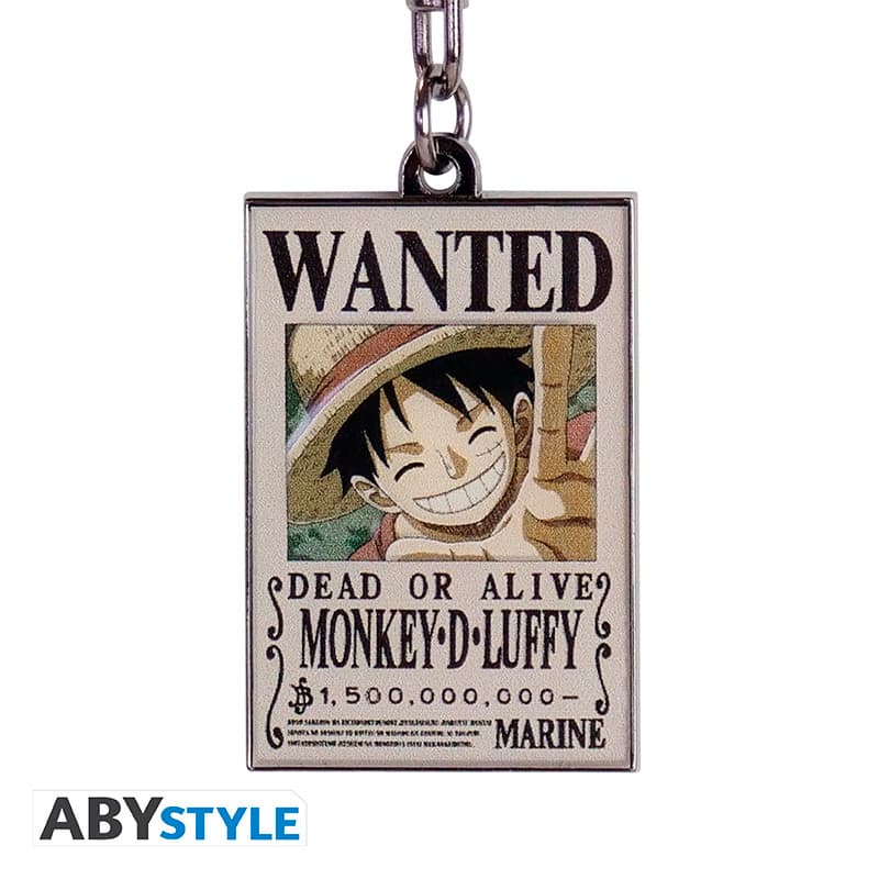 ONE PIECE - Keychain "Wanted Luffy"