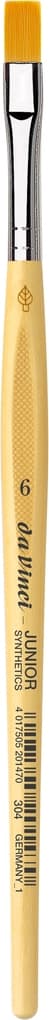 da Vinci Pinsel Junior Synthetics flach, Serie 304 Gr. 6