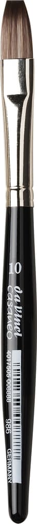 da Vinci Pinsel CASANEO XS Aquarellpinsel, Serie 986 Gr. 10, flach