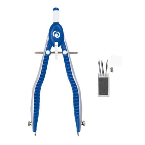 Herlitz Zirkel my.pen Schnellverstellzirkel blau-weiß