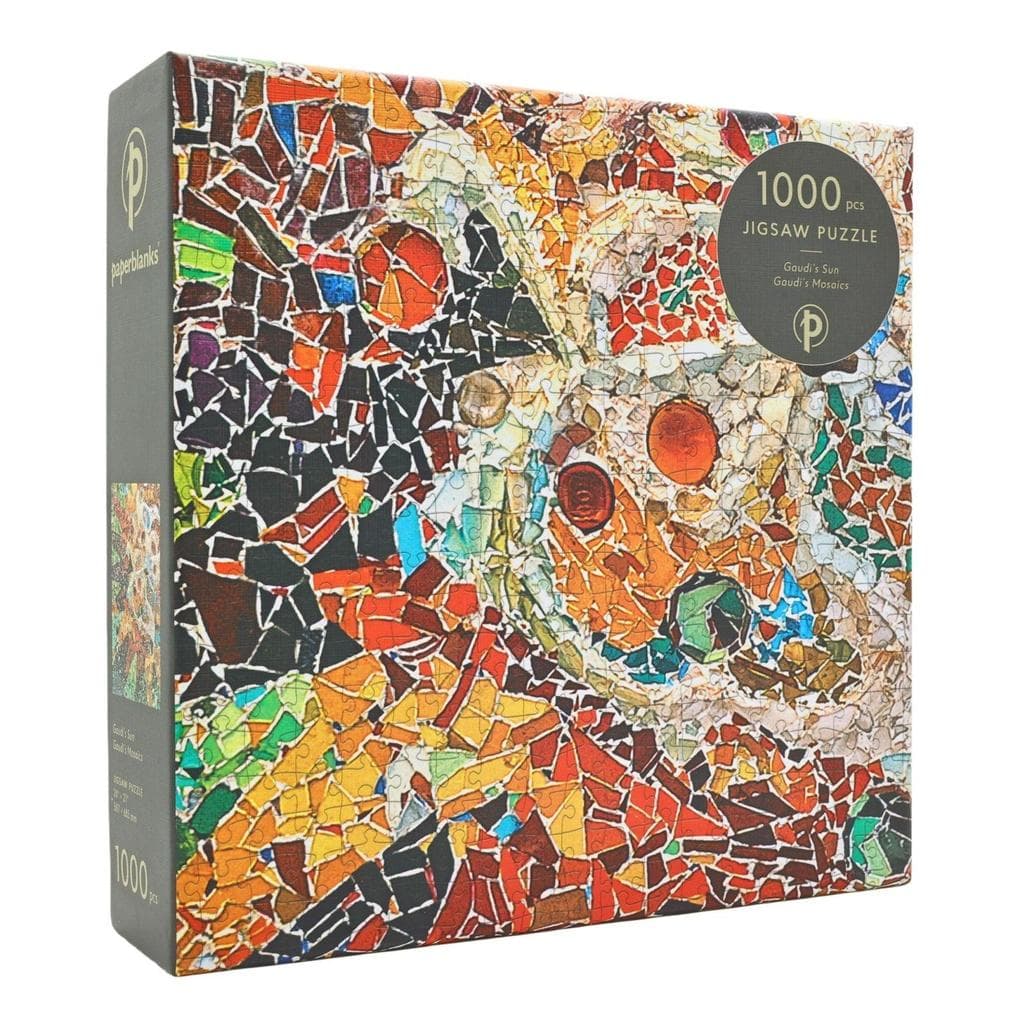 Gaudi's Sun 1000 Piece Jigsaw Puzzle, Antoni Gaudi Collection by Paperblanks (Gaudi's Mosaics)