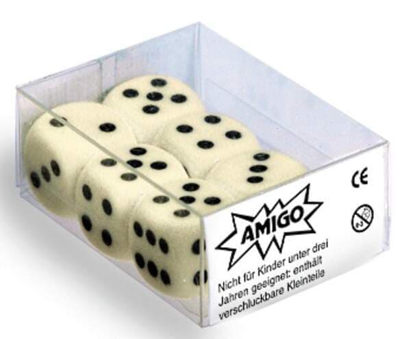 Amigo Spiele - Würfel Elfenbein W06 Set MBE6