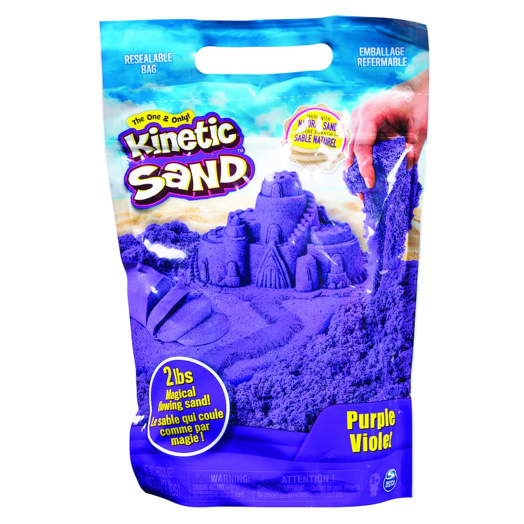 Spin Master - Kinetic Sand - Colour Bag Lila (907g)